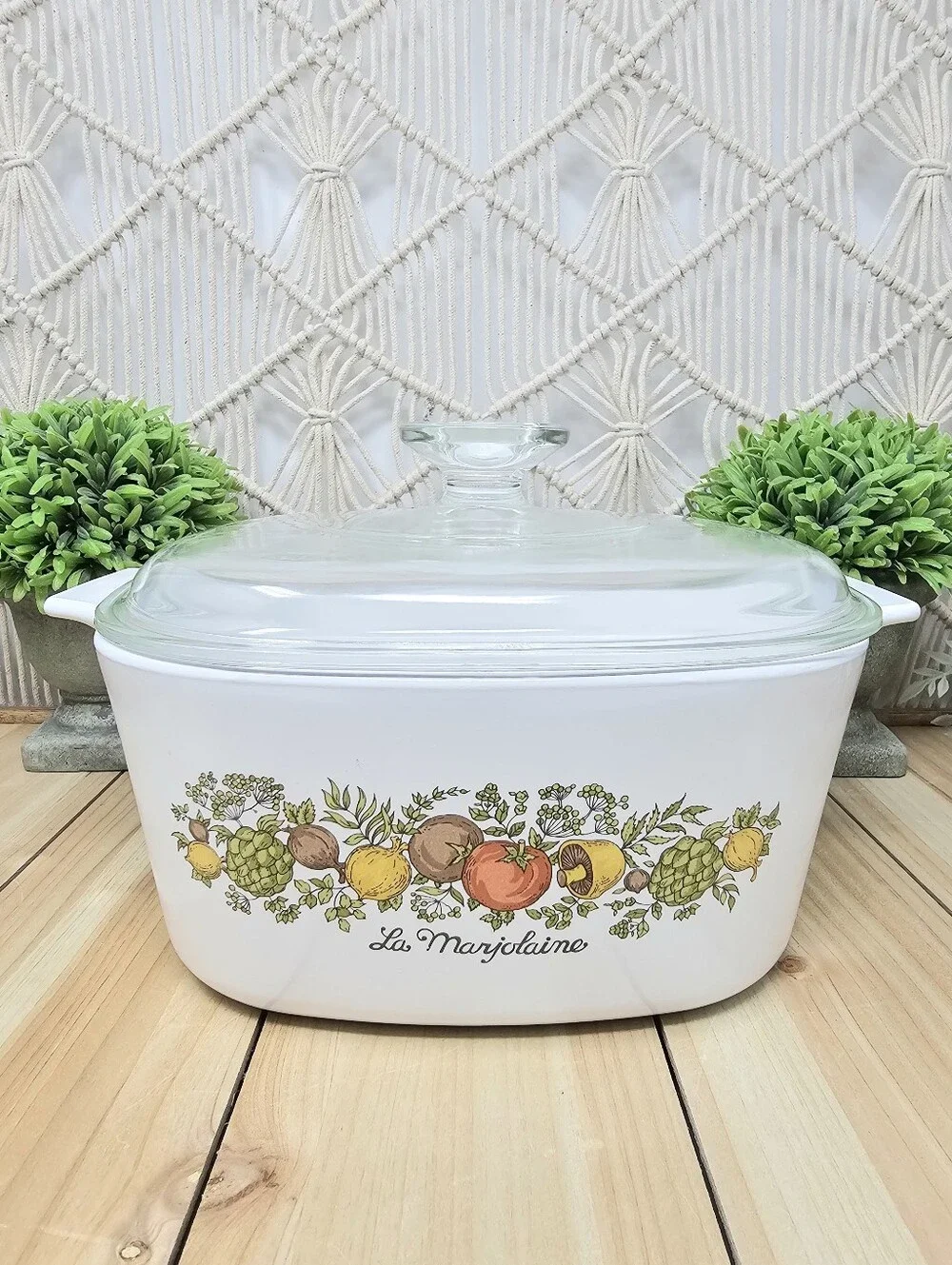 Corning Spice of Life La Marjolaine 3 Quart Casserole W/Lid